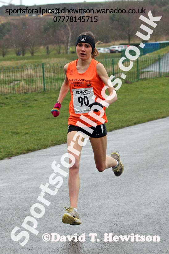 Rosie Smith (Durham City) womens Royal Signals Relays, Hetton. Photo: David T. Hewitson/Sports for All Pics
